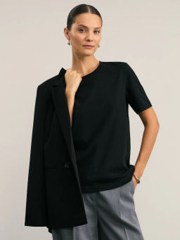 Базовая футболка из хлопка / Zarina