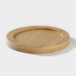 Сахарница фарфоровая с ложкой на деревянной подставке BellaTenero, 170 мл, цвет белый  фото 12