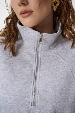 Свитшот Деми (темно-серый) - Эльза фото 7