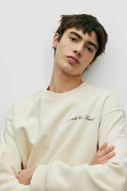 Sudadera con estampado Loose Fit - H&m фото 3