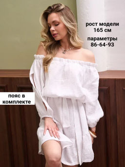 Платье сарафан муслин Романтика - Оптима фото 56