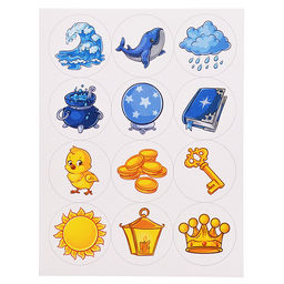 Настольная игра в коробке "Сортер. Волшебник цвета"