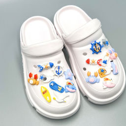 Джибитсы, украшение для сабо/crocs. Морская тематика, 18 штук 9046491