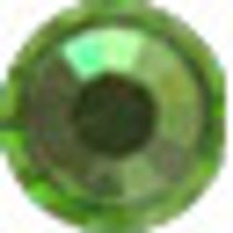 Страз клеевой Zlatka ZBS SS16/48 цветные 3.9 мм стекло 48 шт в пакете с еврослотом салатовый (Peridot)