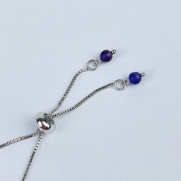 Браслет регулируемый с Аметистом - Радуга самоцветов фото 3