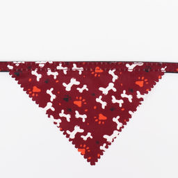 Ошейник с косынкой Яркая жизнь, 32 х 1 см, бордовый - Пижон фото 6