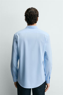 CAMISA SLIM FIT / Celeste claro - Zara фото 3