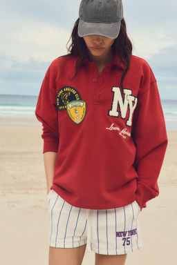 PATCH POLO SWEATSHIRT - Zara фото 3