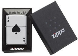 Зажигалка ZIPPO Туз пик | Simple Spade Design 24011