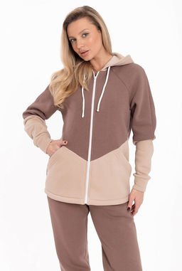 Костюм М324239кб коричневый/бежевый