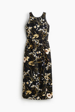 Vestido en mezcla de lino