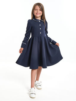 Платье для девочки в школу синее	 UD 7491 синий - Mini maxi фото 2