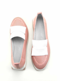Лоферы EDART 118.р.Viсtoria be. розовый перфорация R - Ed'art фото 4