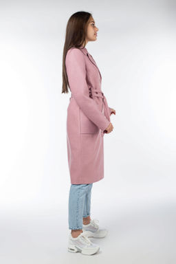 Пальто женское демисезонное (пояс) - El podio фото 3