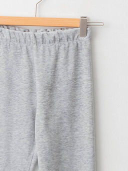 Beli Lastikli Basic Kadife K?z ?ocuk Uzun Tayt - Waikiki фото 3