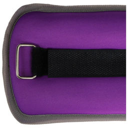 Утяжелители неопреновые ONLYTOP, 2 шт.×1 кг, фиолетовые