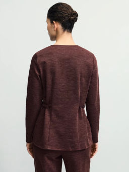 Джемпер с декоративными шлевками / Zarina фото 6