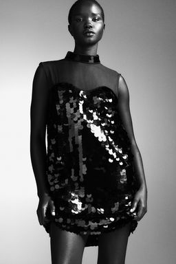 Minivestido de lentejuelas - H&m фото 4