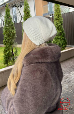 Шапка-косынка из трикотажа