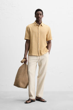 STRIPED TEXTURED SHIRT