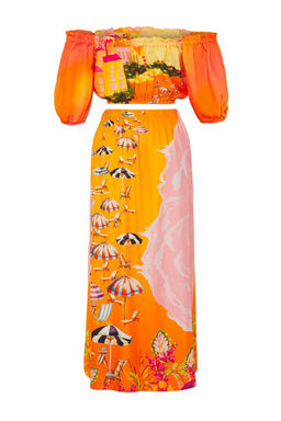 Plaj Giyim Siyah Dokuma Midi Yuksek Bel Bluz-Etek Tak?m TBESS25AU00080 - Trendyolmilla фото 12