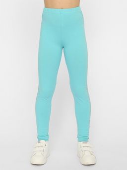 CRB wear/CWKG 70266-40-331 Брюки модель "легинсы" для девочки,бирюзовый/Ex.Cherubino