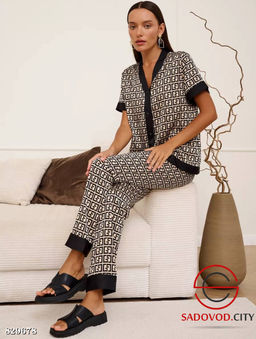 Пижама женская шелковая