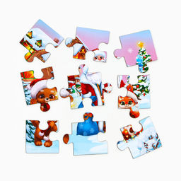 Цена за 3 шт. ПАЗЛЫ 9 элементов МИША - Artfox фото 3