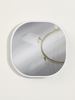 Цена за 3 шт. Зеркало карманное Узор, с подставкой, 8?8 см, белое - Qf фото 4