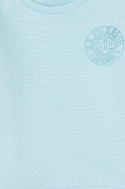 Базовый свитшот водно-зеленого цвета для девочек Неожиданная скидка в корзине - U.s. polo assn фото 3