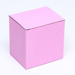 Цена за 10 шт. Коробка под кружку, без окна, розовая 12 х 9,5 х 12 см - Simaland фото 2