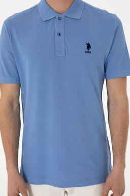 Erkek Regular Fit Polo Yaka Koyu Mavi Basic Ti__rt - U.s. polo assn фото 13