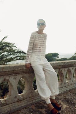 POINTELLE KNIT JUMPER - Zara фото 7
