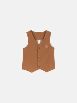 Жилет из джинскота Песок