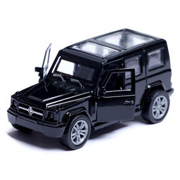 Машинка металлическая «Крузер», 1:48, инерция, открываются двери, цвет чёрный