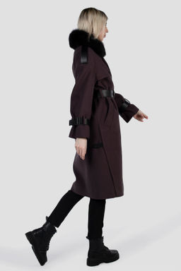 Мех натуральный (песец) Пальто утепленное Термофинн 100 г - El podio фото 5