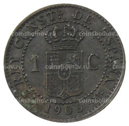 1 сентимо 1906 года Испания