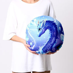 Подушка круглая Алмазный дракон - Mni mnu фото 5