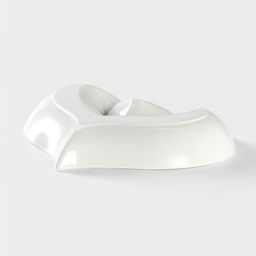 Блюдо с соусником «Сердце», 28×22×4 см, керамика, белое