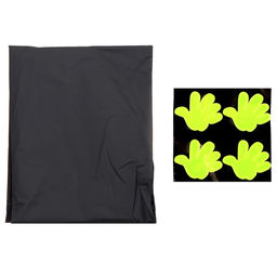 Дождевик детский со светоотражающими наклейками, рост 120-160 см