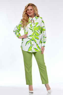 Блуза Элль стиль 2265а лайм - Liona style фото 2