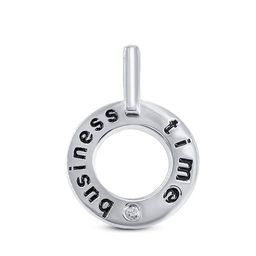 Подвеска с куб.цирконием и эмалью