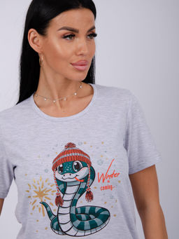 Пижама Символ 2 шорты, трикотаж - Малина фото 6