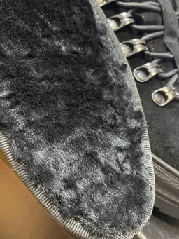 05-1829M-8-328 BLACK Ботинки зимние мужские (натуральная замша, натуральный мех)