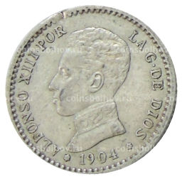 50 сентимо 1904 года Испания