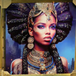 Картина 50х50 Африканка / RW-0351 /уп 24/