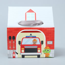 Коробка складная Пожарная станция , 15 х 18 х 10 см - Дарите счастье фото 2