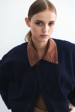 Chaqueta oversize de lona - H&m фото 2