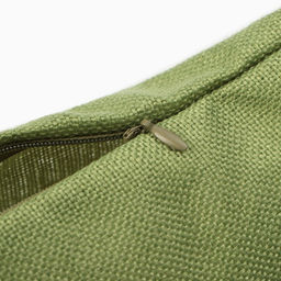 Наволочка декоративная Этель рогожка 45*45 см фисташка 100% п/э  фото 3