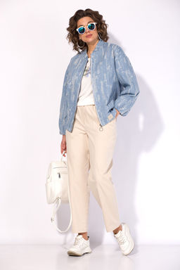 Костюм Liliana 1517-1507 джинсовый+экрю